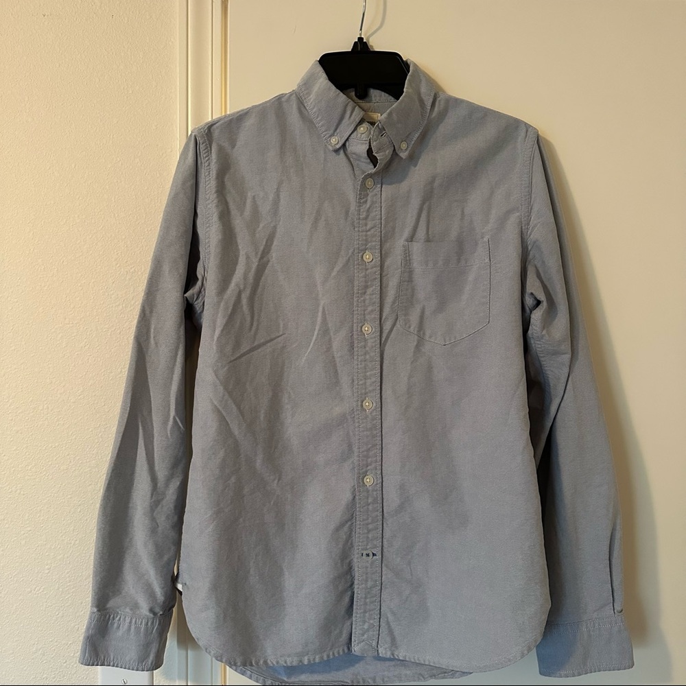 GAP The Modern Oxford Shirt Blue Small